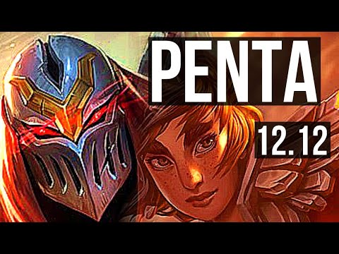 ZED vs TALIYAH (MID) | Penta, 1500+ games, Legendary, 800K mastery | KR Grandmaster | 12.12