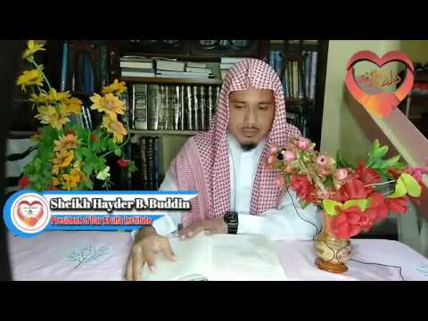 Topic: Asawa sin Nabi S.A.W  hika Duwa "SAUDA BINT ZAM-AH"Lecturer: Sheikh Hayder B. Buddin