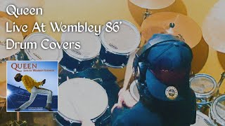 Gimme Some Lovin&#39; - Queen Live At Wembley - Drum Cover