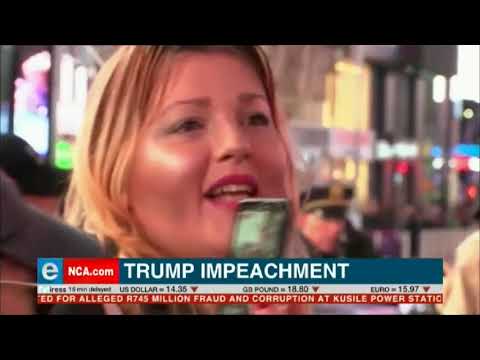 US President Donald Trump impeachment