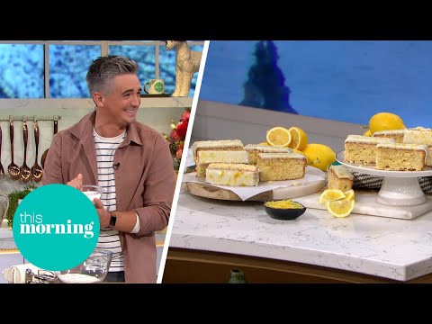 Donal's Spring Lemon Drizzle Cake Squares | This Morning
