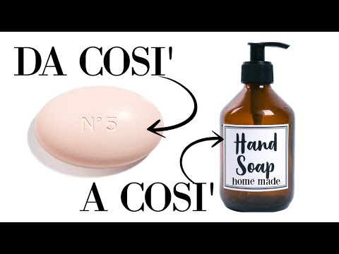 Come TRASFOMARE UNA SAPONETTA in SAPONE LIQUIDO!  (Beauty home made) Ombretta