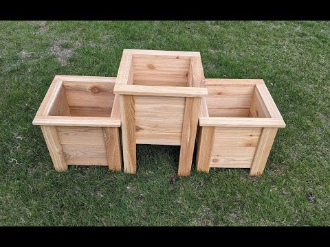 DIY Cedar Planter Build | Easy to Make | Inexpensive Planter | DIY Furniture