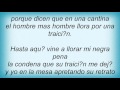 Lupillo Rivera - Mi Negra Pena Lyrics