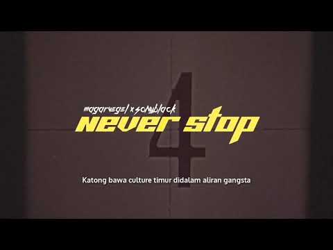 NEVER STOP - Magarvegel x sonyBLVCK (OFFICIAL VIDEO LYRICS)