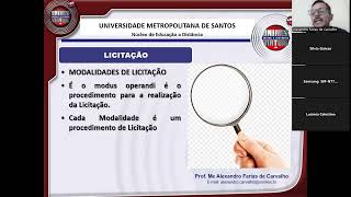 Aula ao Vivo Gestão de Compras e Suprimentos - Tema: Licitações Públicas e os Princípios da Isonomia
