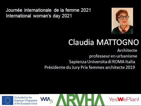 Claudia Mattogno architecte professeur à l 'université de la Sapienza de ROME  histoire des femmes
