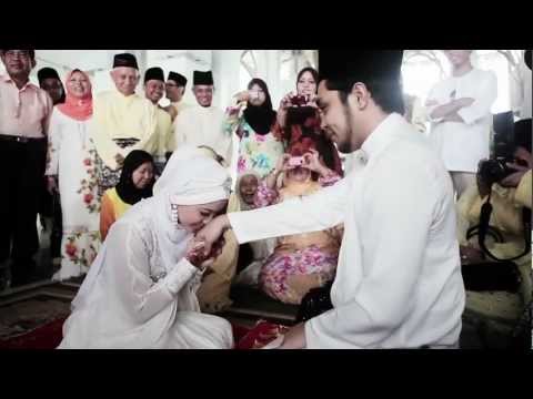 maya & mior in Nazreen Idris Malaysian Fashion Designer