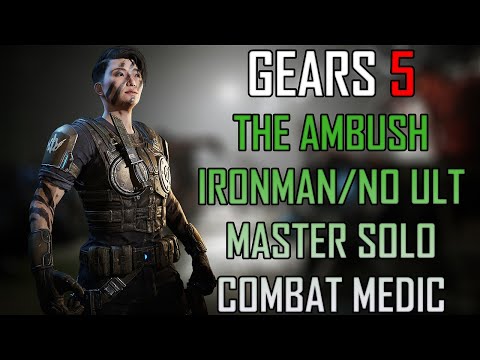 Gears 5 Master Solo Escape - The Ambush (Combat Medic) - Ironman/No Ult
