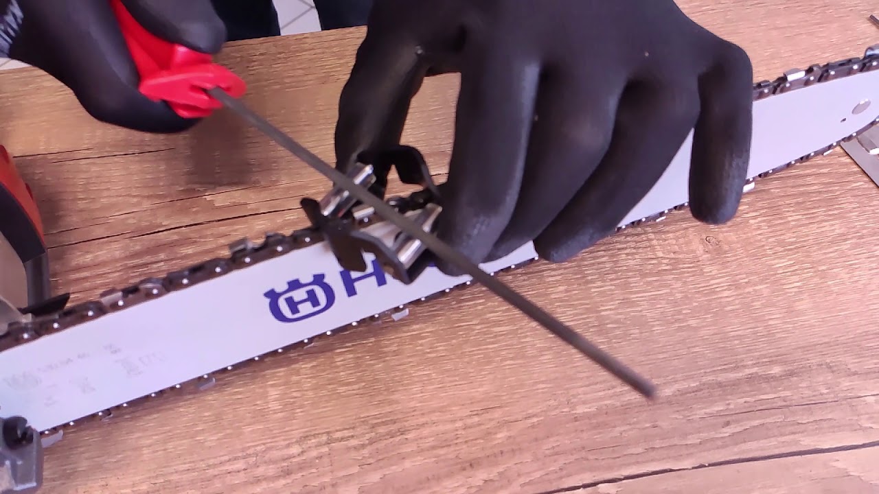 Afiar corrente motosserra com Kit Afiação Husqvarna