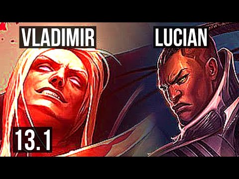 VLAD vs LUCIAN (MID) | Rank 3 Vlad, Quadra, 18/3/8, Legendary, Rank 20 | TR Challenger | 13.1