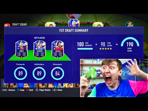 I GOT A 190 FUT DRAFT!! *WORLD RECORD* (FIFA 21)