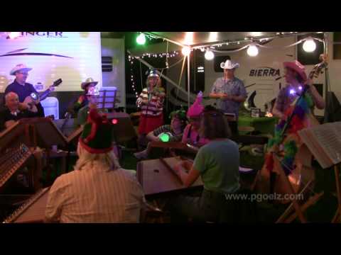 Jam at the Kaiser family campsite, Tuesday PM