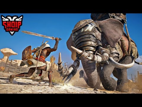 Kafshët e Egra (Luani, Elefanti) !! - Assassin's Creed Origins | SHQIPGaming