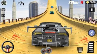 Mega Ramp Car Racing Simulator 3D | Extreme Ramp Car Jumping & GT Racing Gameplay (Android)