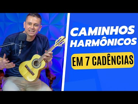 CAMINHOS HARMÔNICOS EM 7 CADÊNCIAS | AULA DE CAVAQUINHO | PROFESSOR DANIEL MARTINS