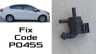 Fix Code P0455 (Large EVAP Leak) - 2013 Kia Rio