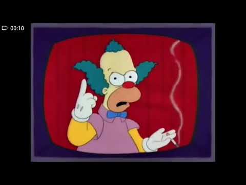 krusty odia las hamburguesas