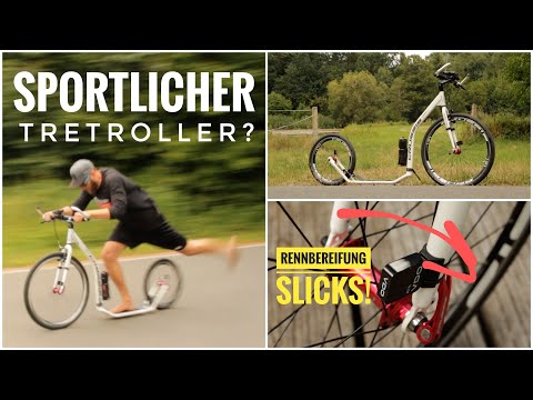 Echte Alternative zum Fahrrad?| Review | Crussis Urban | Sportlicher Tretroller mit Slicks