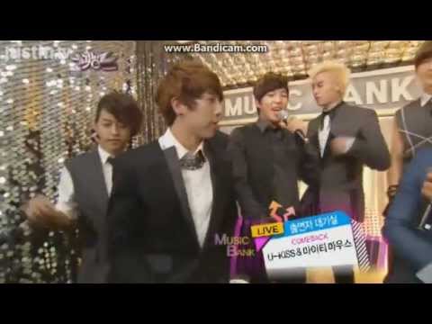 [120921 Music Bank] U-Kiss & Mighty Mouth - Backstage