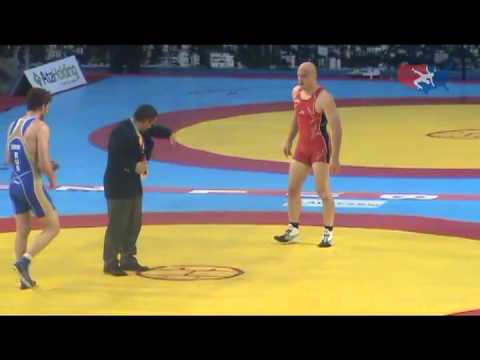 2011 Worlds Freestyle 84kg Bronze - Albert Satirov (RUS) vs. Cael Sanderson (USA)