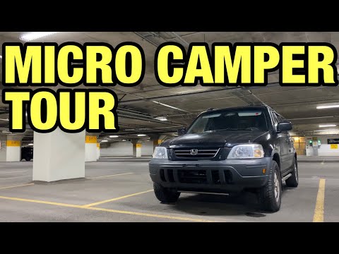 I converted my Honda CR-V into a cozy off-grid stealth camper! (SUV/Van tour)