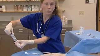 Chest tube placement Dog/ CPE