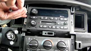 Chevrolet Impala Radio Removal