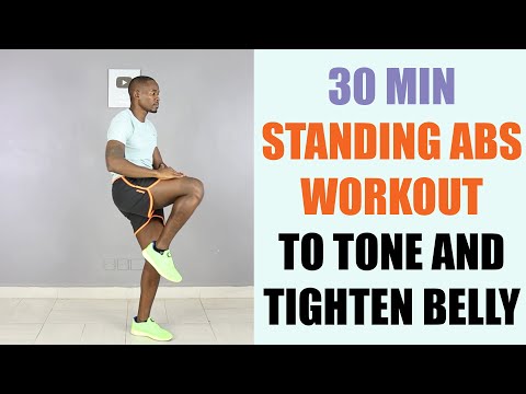 Standing Ab Workout for Lower Abs 20 Minute Flat Belly Workout