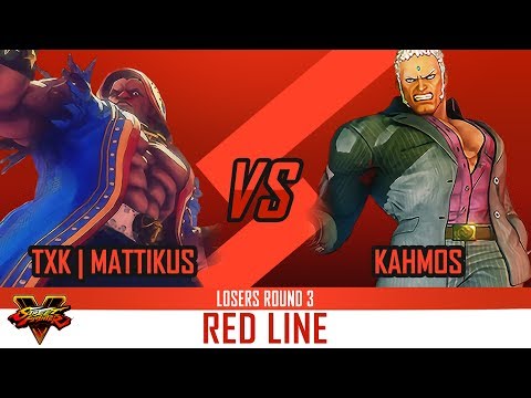 Red Line SFV 14 - TXK | Mattikus (Balrog) Vs. Kahmos (Urien)
