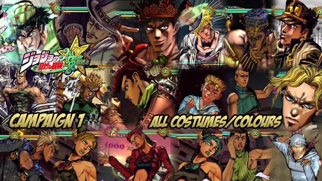 Jojo Reverse Color Alternate Color Palettes - Community - The TTV Message Boards
