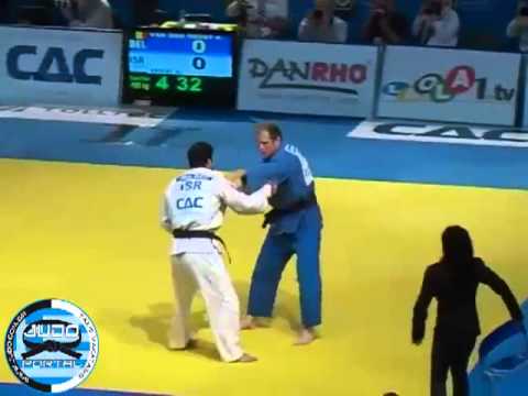 European Judo Championship Vienna 2010 -100 VAN DER GEEST (BEL)-ZEEVI Ariel (ISR)