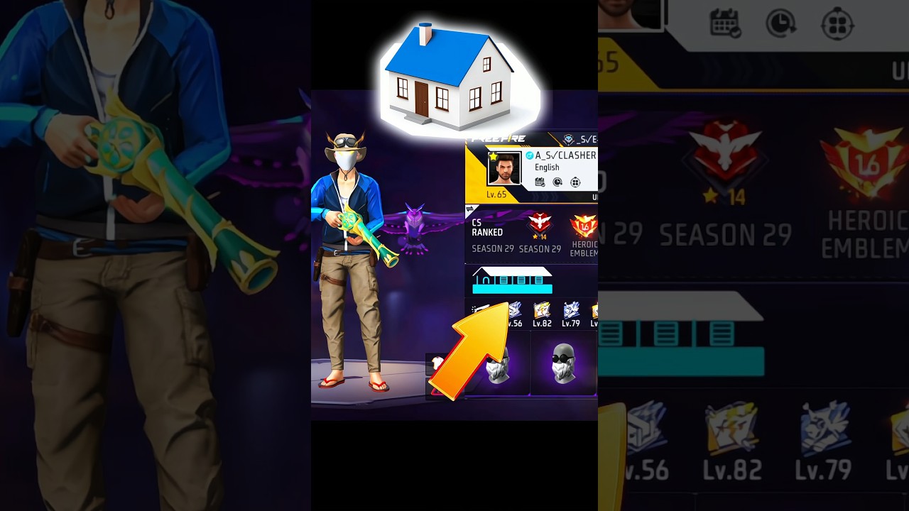 Add 🏠 this in your Free Fire Profile 😱💯 Profile Bio Code #shorts #swxft