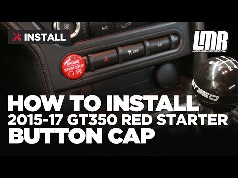 Mustang Ford Performance GT350 Red Starter Button Cap (2015-2017)