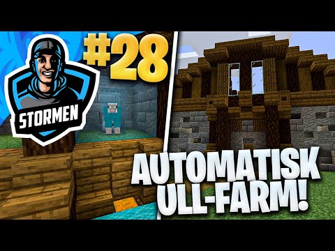 Bygger AUTOMATISK Ull-Farm 🐑🌻 | StormenServeren #28