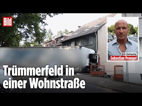 Oberhausen, NRW: LKW kracht in Mehrfamilienhaus – 2 Tote!
