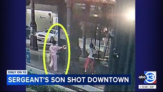 Son of HCSO sergeant shot as many as 9 times outside downtown Houston Chipotle, suspect arrested