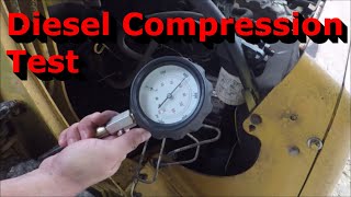 Compression Testing a Diesel Engine | Perkins 4 Cylinder Diesel