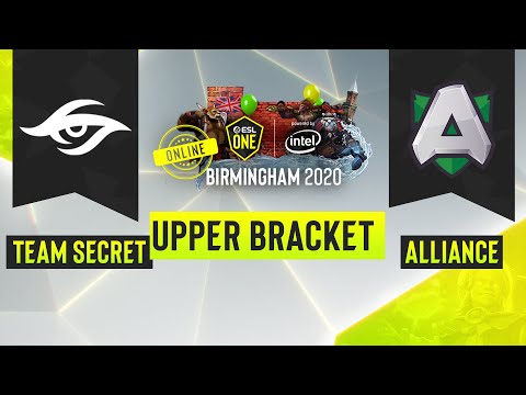 Dota2 - Team Secret vs. Alliance - Game 2 - ESL One Birmingham 2020 - Upper Bracket - EU