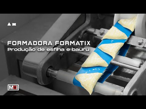 Formadora e Recheadora Formatix MCI - Produção de Esfirras e Baurus