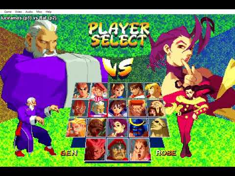 luciramos (Gen, Rose) vs Raf (Rose, Chun) part 1 - Street Fighter Alpha 2 | SFA2 | SFZ2