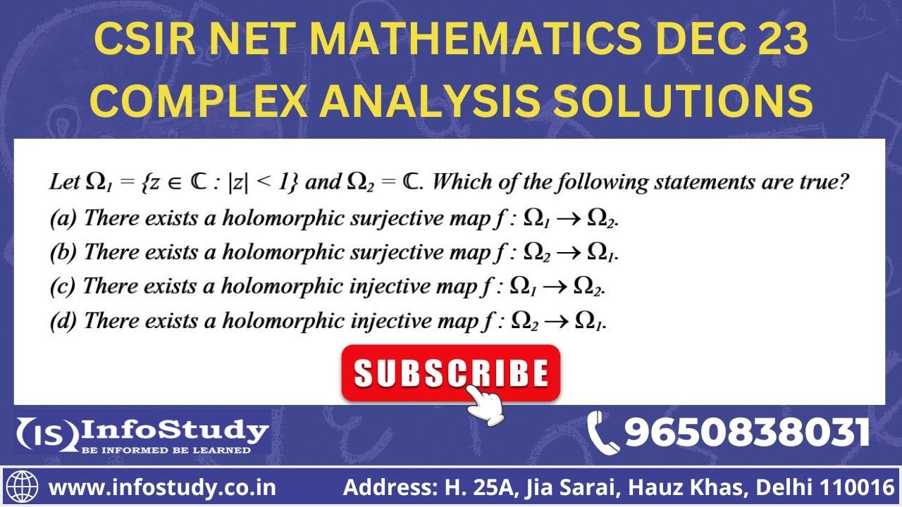 Elevate Your Complex Analysis Skills: Dec 23 Solutions & Short Tricks
