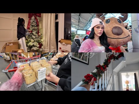 SPEND A FESTIVE FEW DAYS WITH ME | christmas decs and shopping, new sofa and costco haul