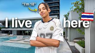 He moved to Bangkok alone at 18 & gives a tour of his $440/Month luxury condo