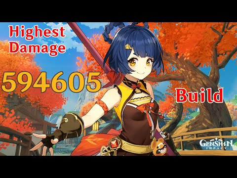 Xiangling Highest Damage Showcase + Build