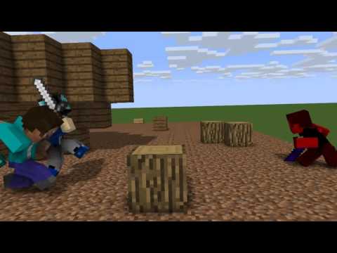 Minecraft Animation Herobrine attack in The Broken Ship With Knight20,Epic16 Vs Herobrine