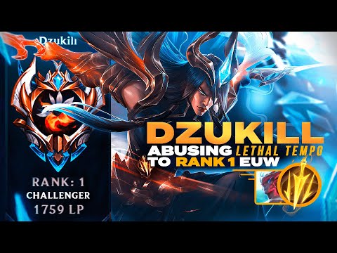 Everybody is TERRIFIED of this 1759LP Yone Top player... *RANK 1 EUW DZUKILL*
