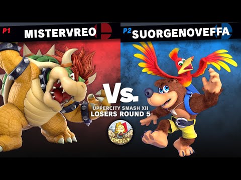 UpperCity Smash XII - MisterVreo (Bowser) vs SuorGenoveffa (Banjo & Kazooie) - Losers Round 5