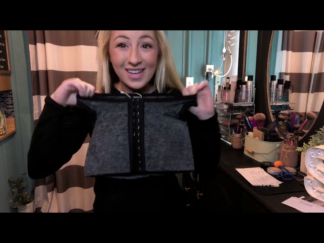 Vídeo relacionado con BaronHong Cosplay Cotton 3 filas de ganchos Cofre de gancho Elastic Band sin tirantes Top para Tomboy Trans Lesibian (nude, L)