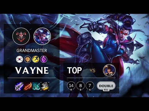 Vayne Top vs Garen - KR Grandmaster Patch 10.6